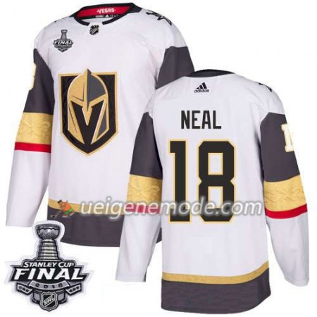 Herren Eishockey Vegas Golden Knights Trikot James Neal 18 2018 Stanley Cup Final Patch Adidas Weiß Authentic